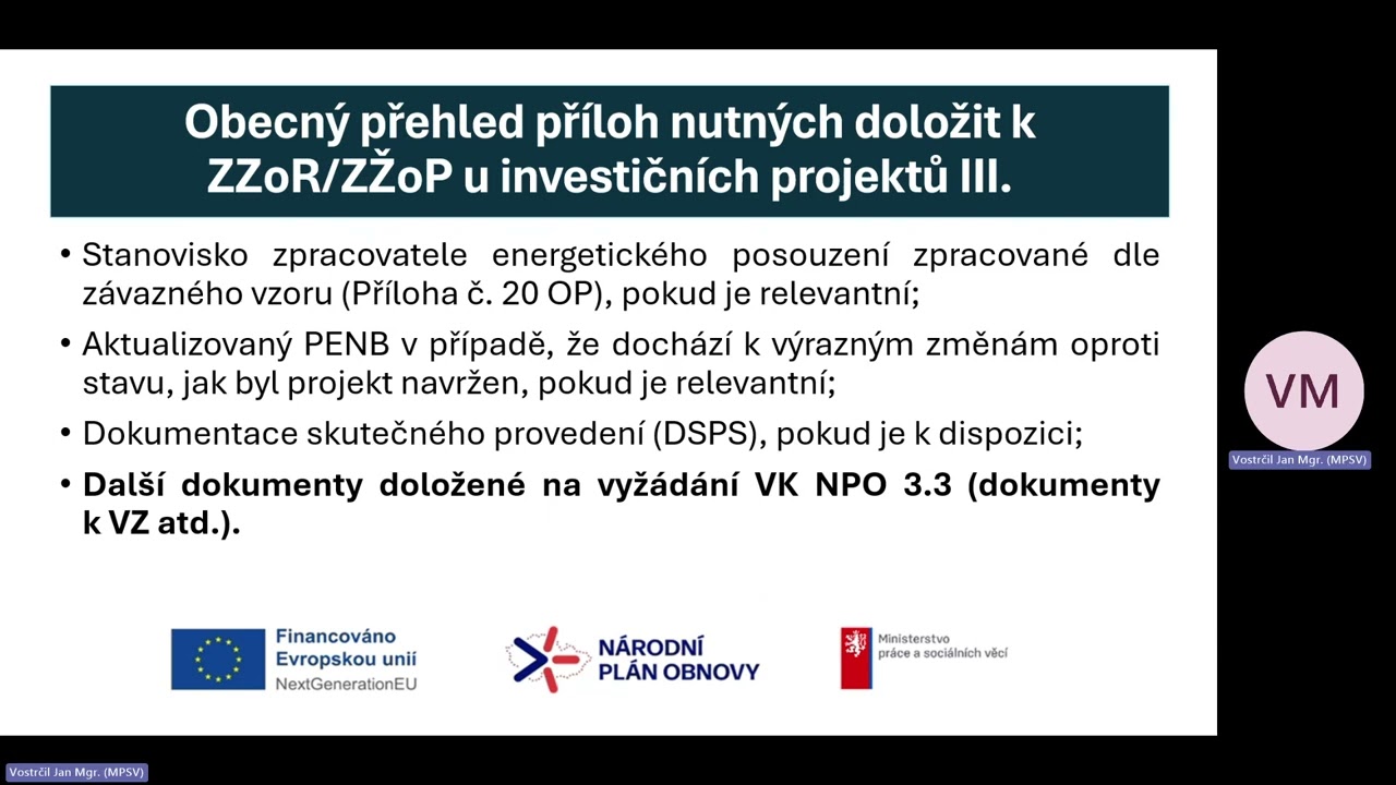 Závěrečné zprávy o realizaci a žádosti o platbu u výzev zaměřených na podp. budování dětských skupin