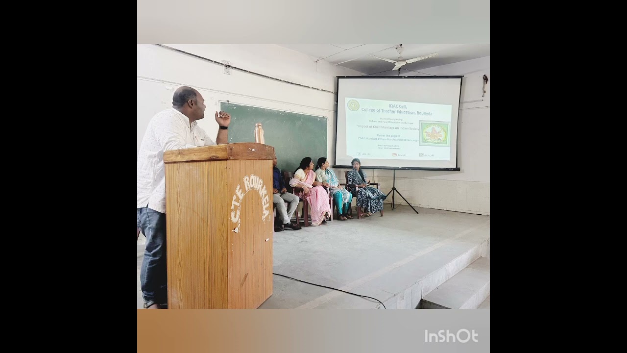 CHILD MARRIAGE👫 PREVENTION🙅‍♂ AWARENESS PROGRAMME IN CTE ROURKELA....💥💥❤II