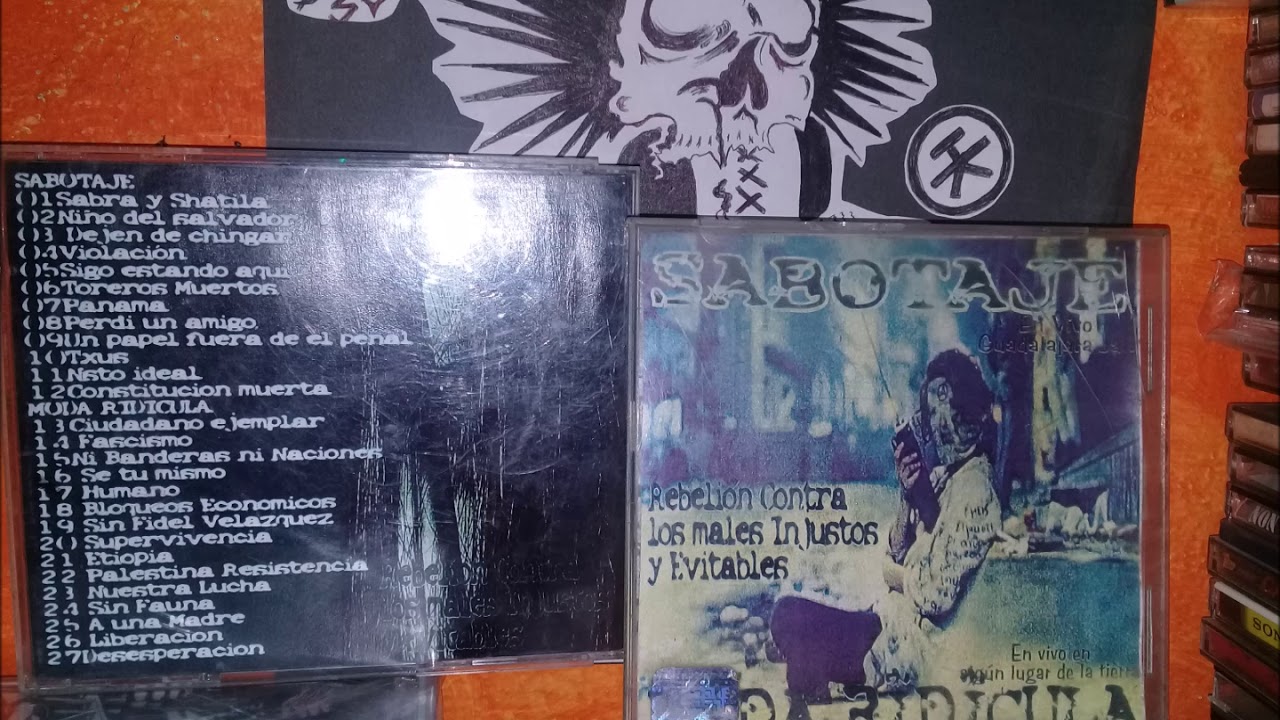 Sabotaje & Moda Ridicula - Rebelion Contra los Males Injustos Y Evitables - Compartido en Vivo