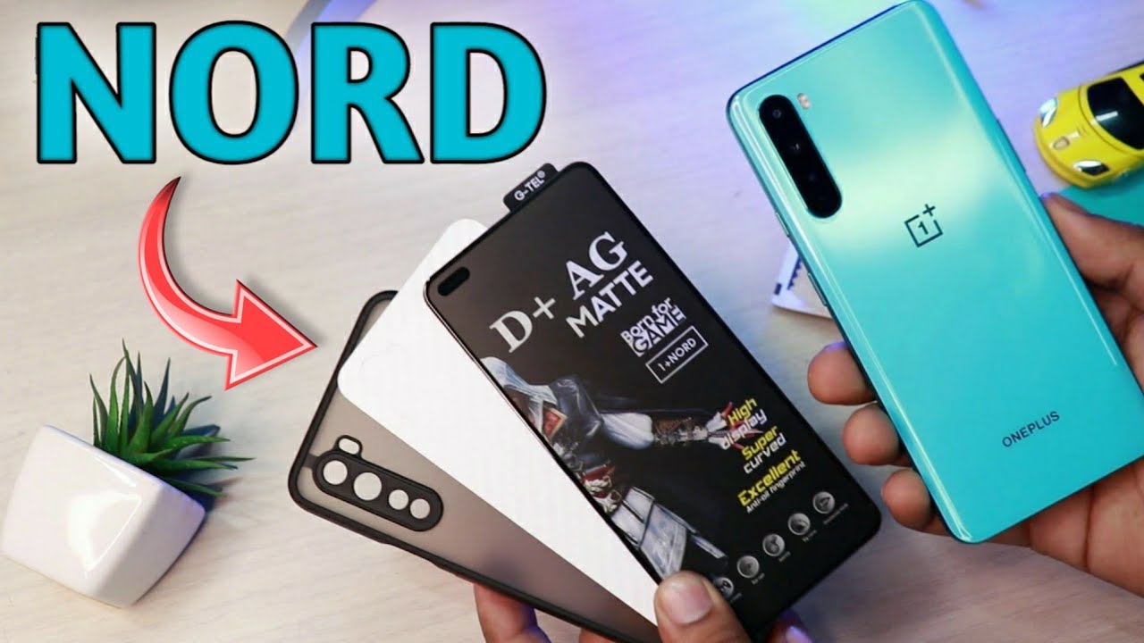 OnePlus Nord Best Tempered Glass - Skin & Cover || Nord Accessories |