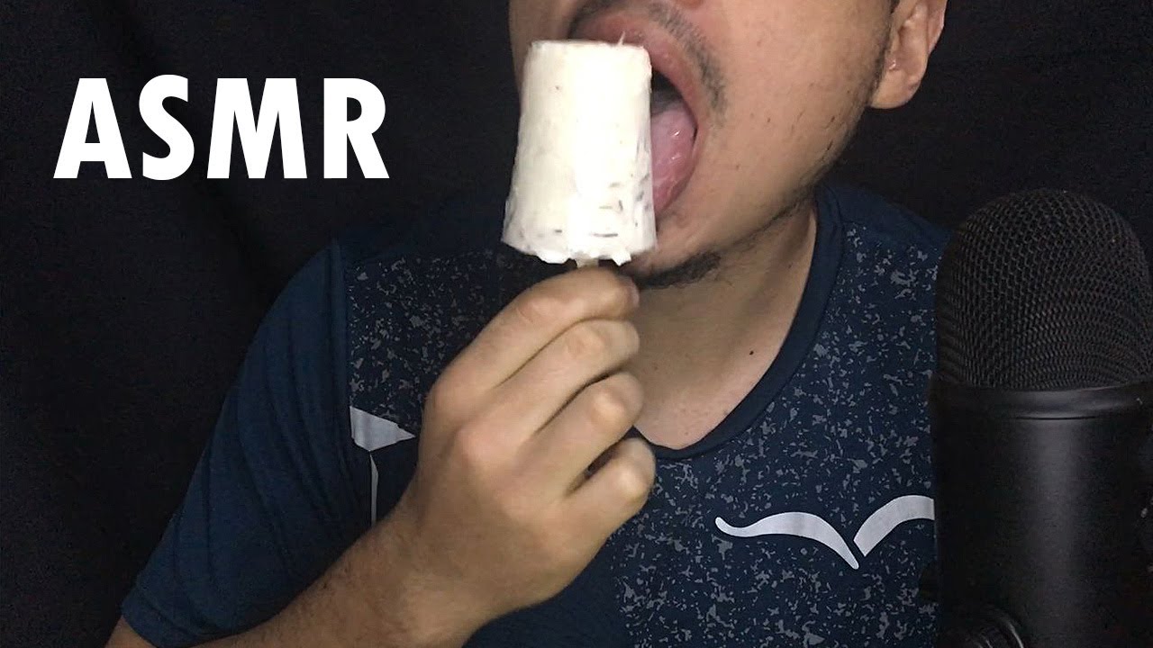 ASMR LAMIENDO HELADOS CASEROS |Coco & Maracuya (Sonidos Comiendo) DIEGO COME