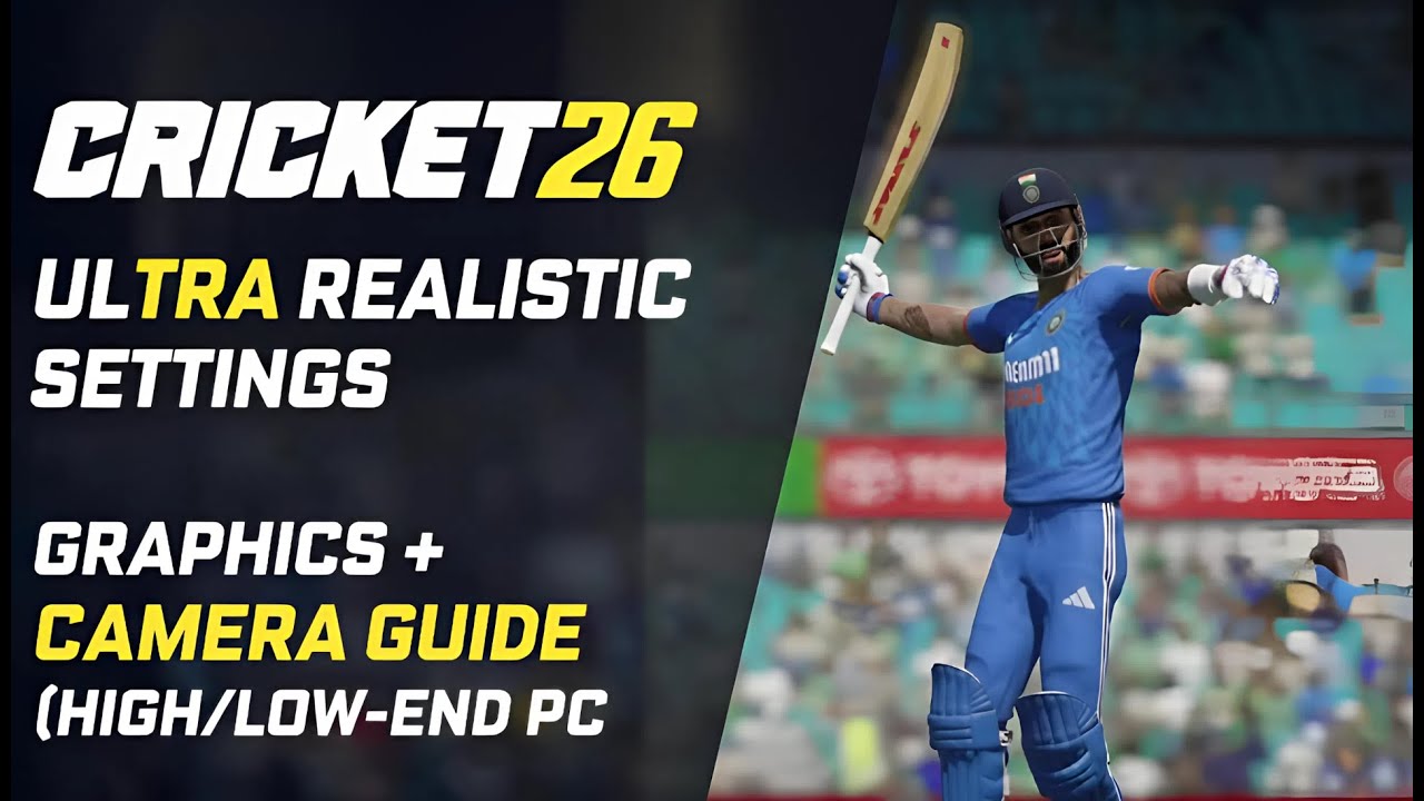 ЛУЧШИЕ настройки Cricket 26 | Руководство по графике и камере (в том числе для слабых ПК!)