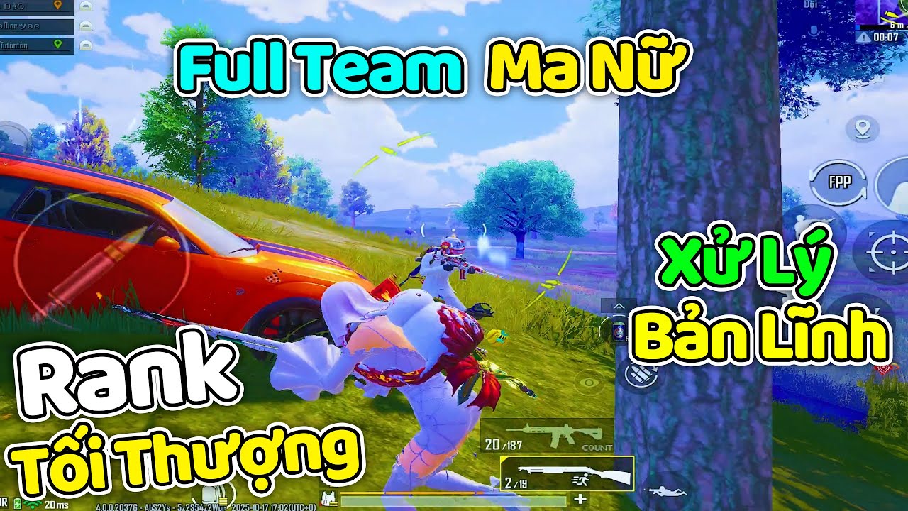 Full Team Ma Nữ và Trận Đấu Xử Lý Quá Hay Trong Rank Tối Thượng - PUBG Mobile