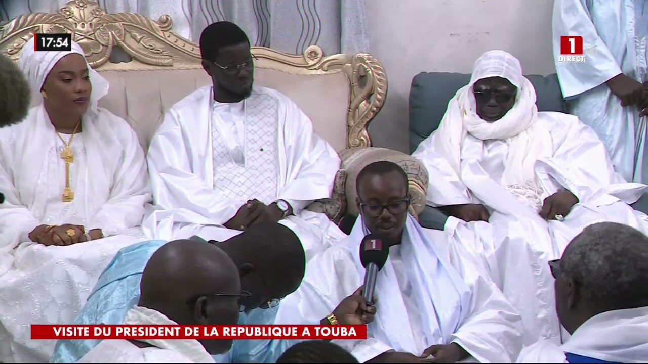 Magal 2025 : : discours du Khalife g&eacute;n&eacute;ral des mourides devant le pr&eacute;sident de la r&eacute;publique BDF