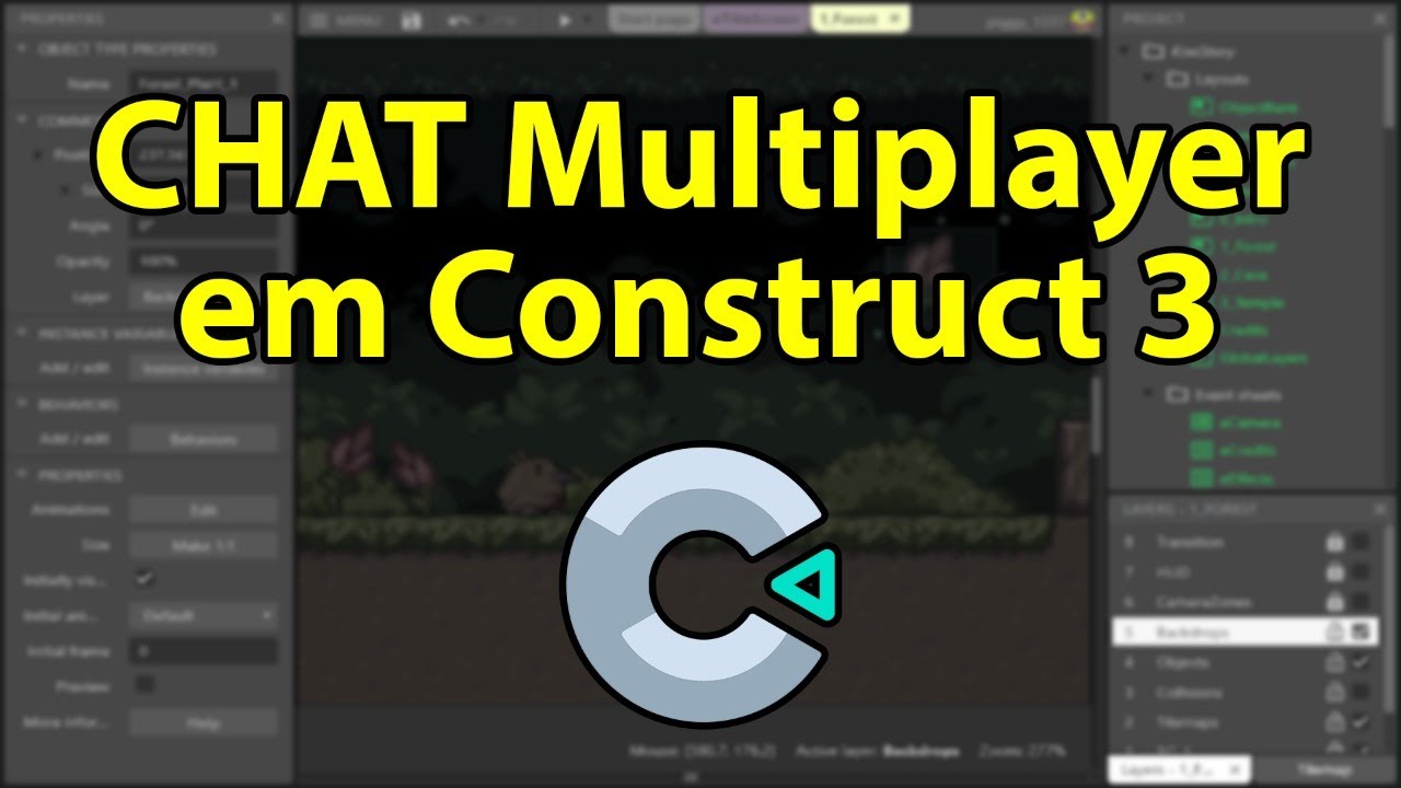 Criando um Chat Online em Construct 3