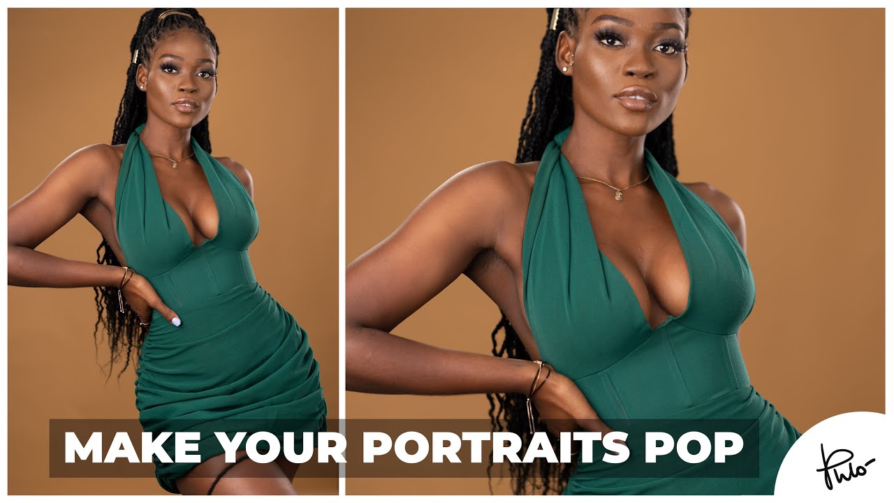 HOW TO MAKE YOUR STUDIO PHOTOGRAPHY PORTRAITS POP | BTS with Canon R5 + Sigma 85mm 1.4 Art