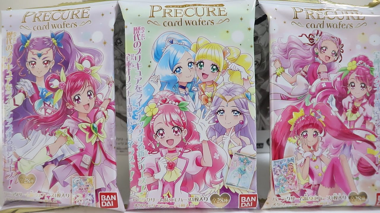 プリキュアカードウエハース１BOX開封でテンション上がりすぎ注意！