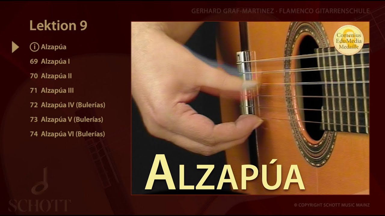 Lektion 9: Alzap&uacute;a - Flamencogitarre lernen