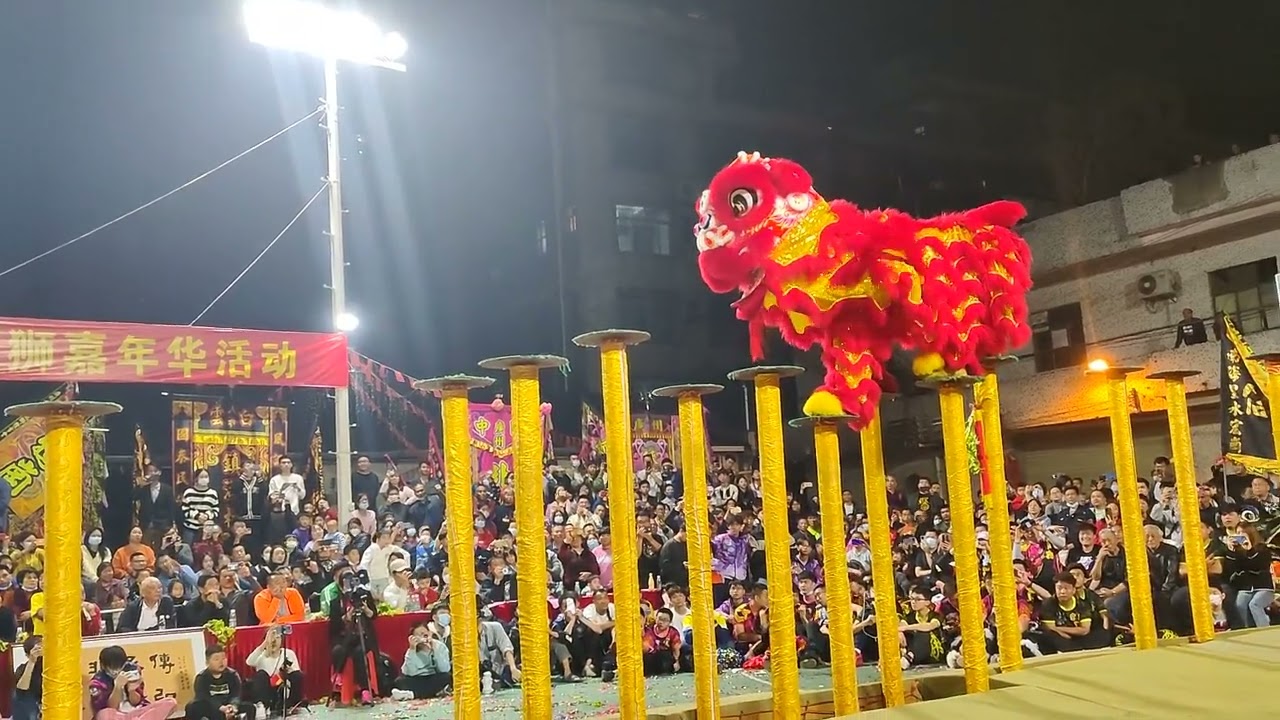 #2023年鸦岗龙狮体育会醒狮嘉年华活动现场-【英雄桩】黄飞鸿之速度与激情，快准狠稳退步五步更是无敌#中联黄飞鸿#醒狮 #弘扬和传承民俗文化 #春节民间传统习俗#国家级非物质文化遗产