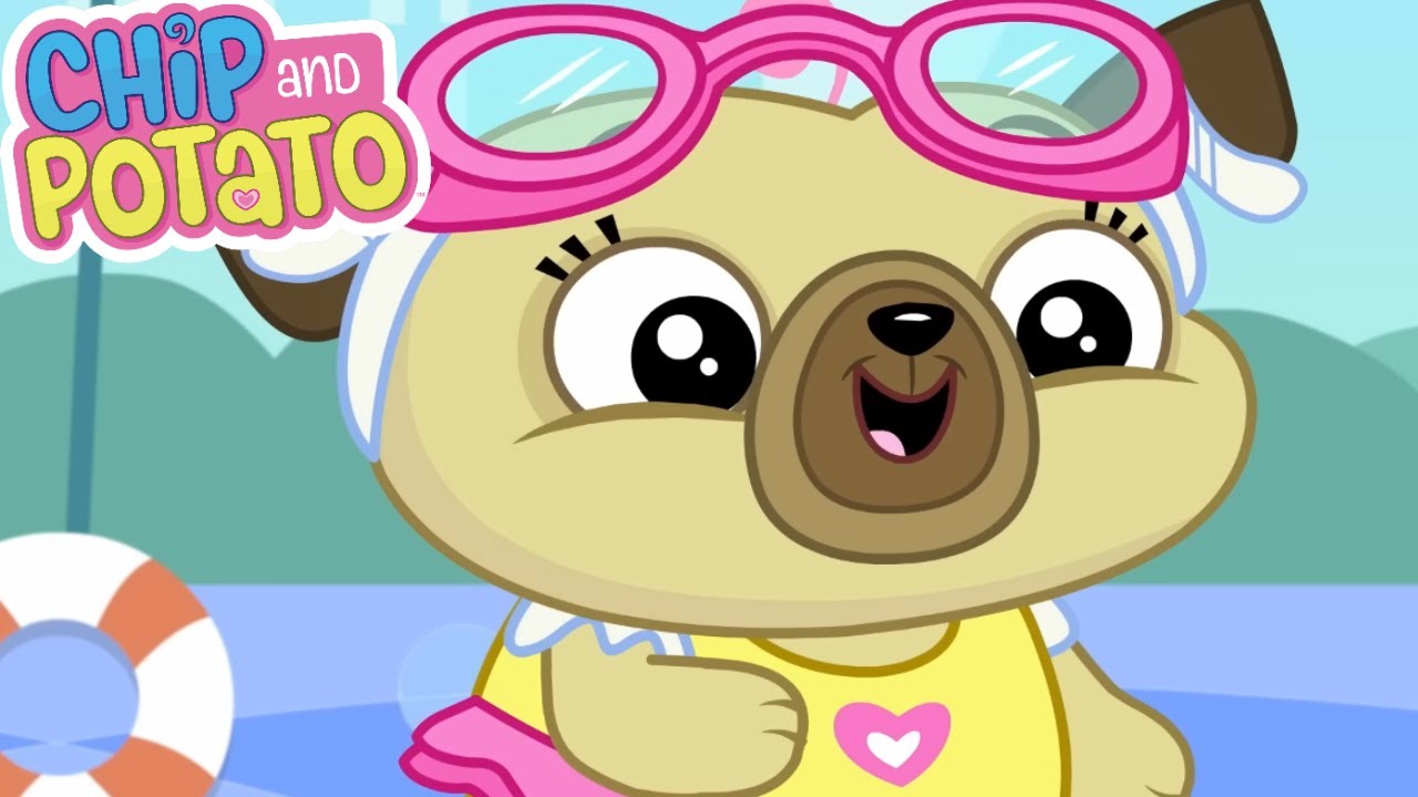 Chip and Potato | Chips Super Swimming Day Out | Cartoons For Kids | Watch More on Netflix