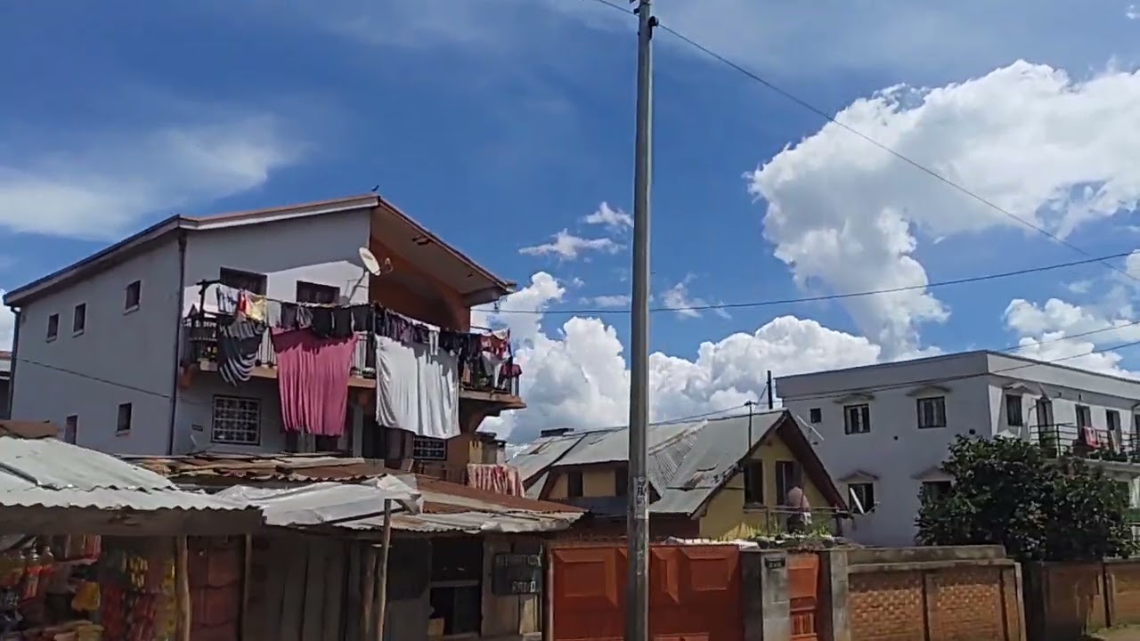Tombotsoa by Antsapanimahazo to Vatofotsy - Streets view of Antsirabe Madagascar 
