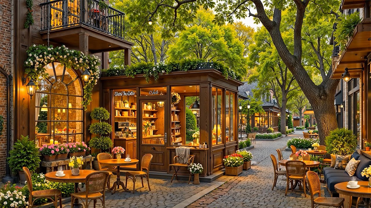 Quiet Morning Café Ambience ☕ Soft & Elegant Jazz Melodies for Studying, Working