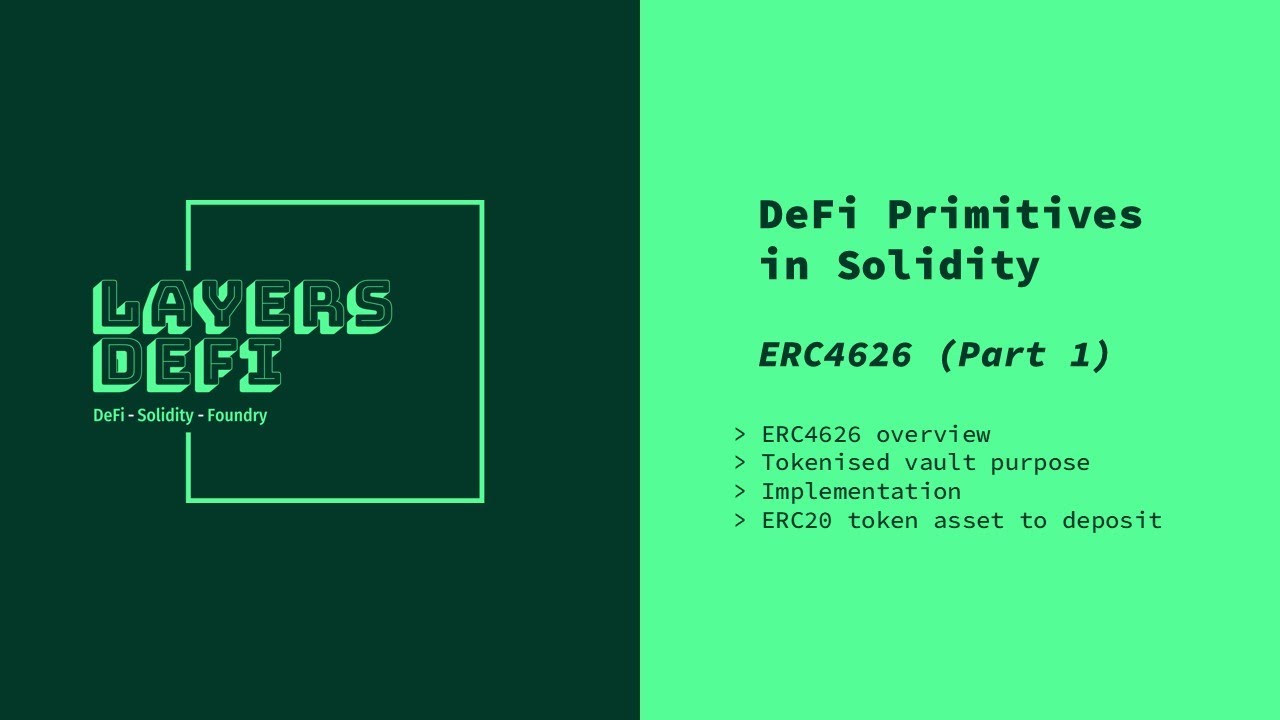 DeFi Primitives in Solidity: ERC4626 (Part1)