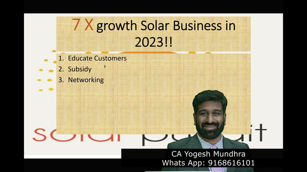 How to grow solar business 7X? 7 ideas!!