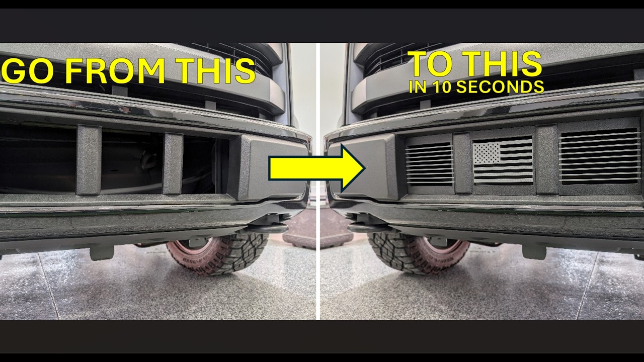 2015-2023 F-150 Bumper Grill Insert Info Video
