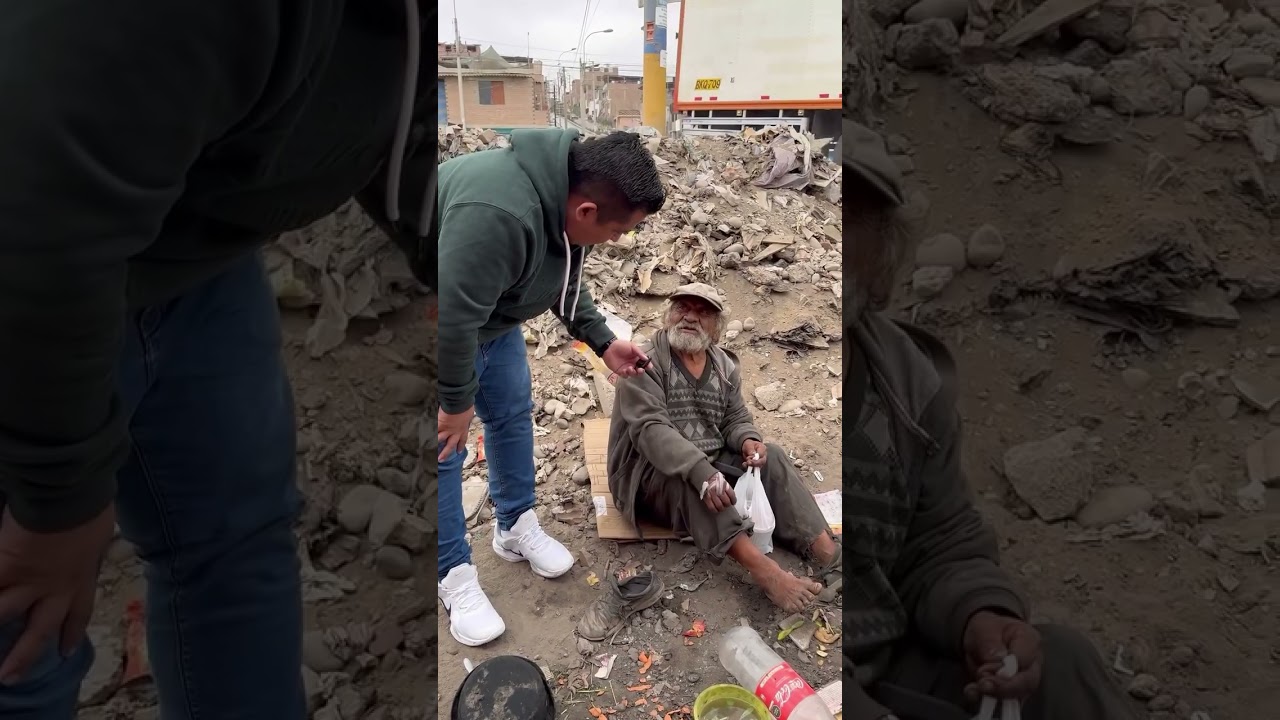 Encontramos abuelito abandonado en esta situaci&oacute;n #ayudasocial #historia #ayuda #ayudasolidaria