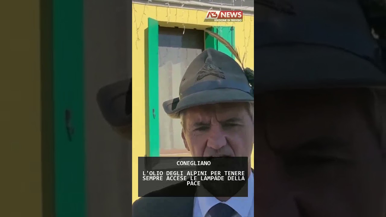 L'OLIO DEGLI ALPINI PER TENERE SEMPRE ACCESE LE LAMPADE DELLA PACE | 13/10/2025