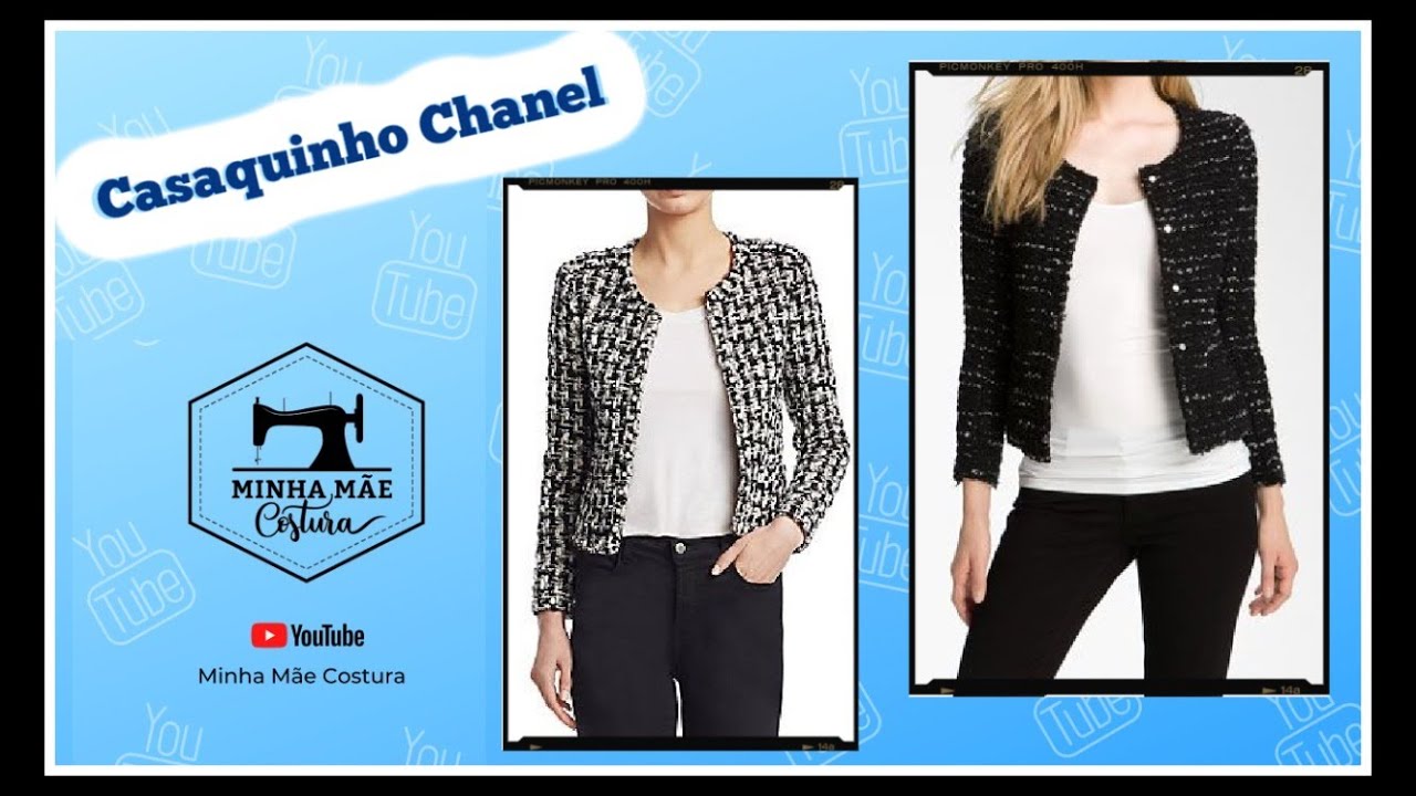 COMO COSTURAR CASAQUINHO CHANEL _ PASSO A PASSO DA COSTURA - DIY