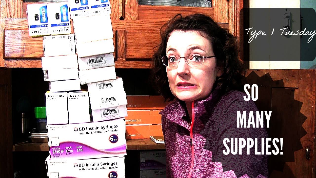 Storage & Organization of Diabetes Supplies! | Type I Tuesday
