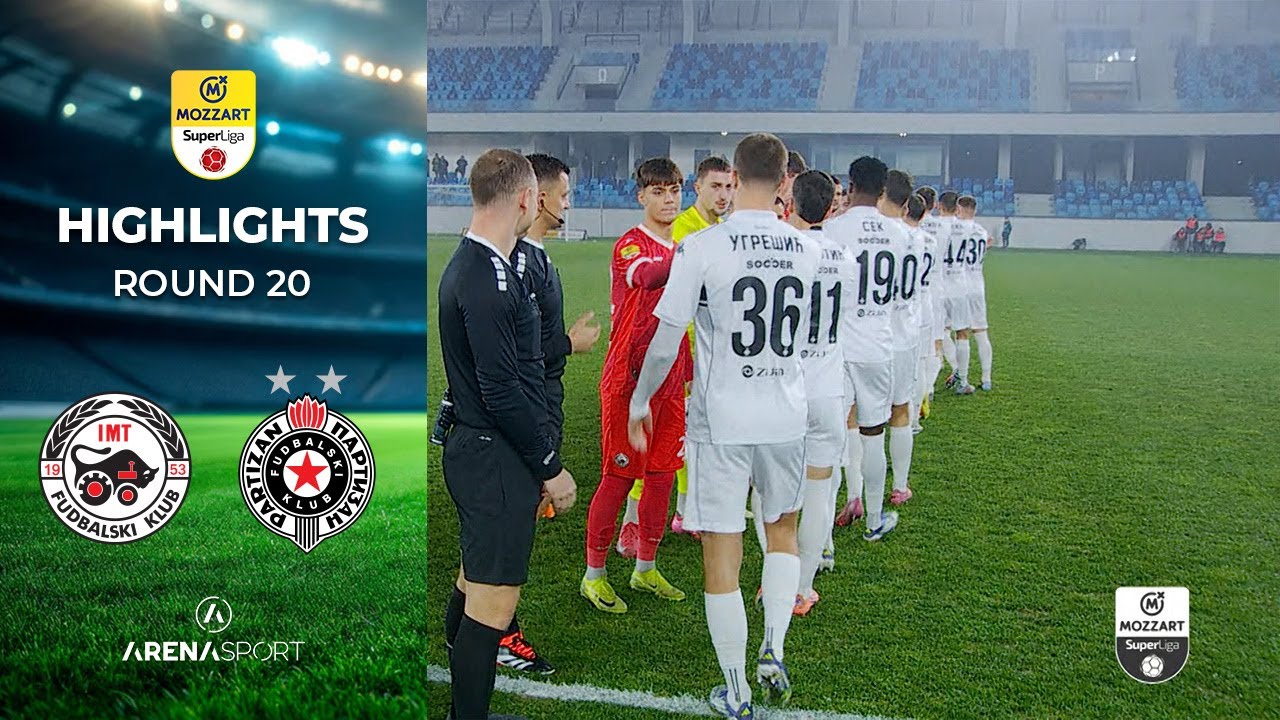 MOZZART BET SUPERLIGA SRBIJE (20. kolo): IMT - Partizan 1:0 | 20. decembar 2025.
