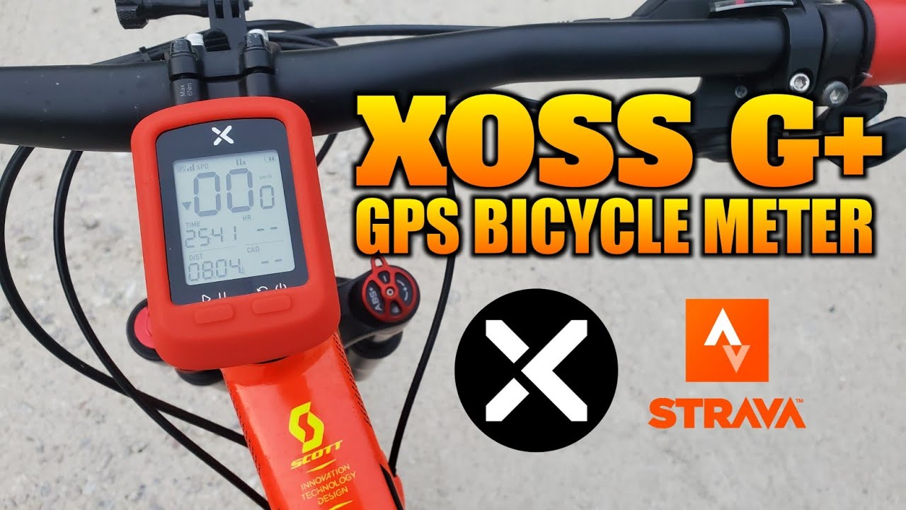 Review XOSS G+ bicycle meter with GPS can sync to STRAVA