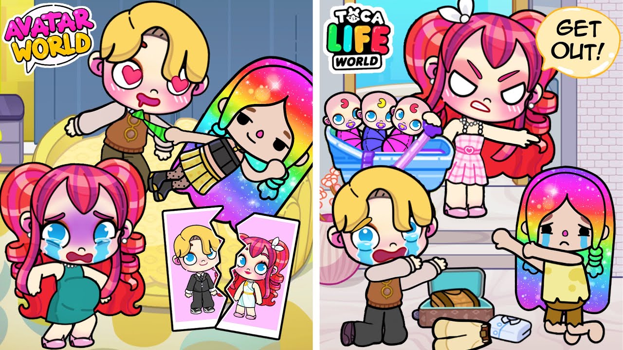 Мой Парень Ушёл к Другой Девушке в Avatar World! | Toca Life Story | ТОКА БОКА