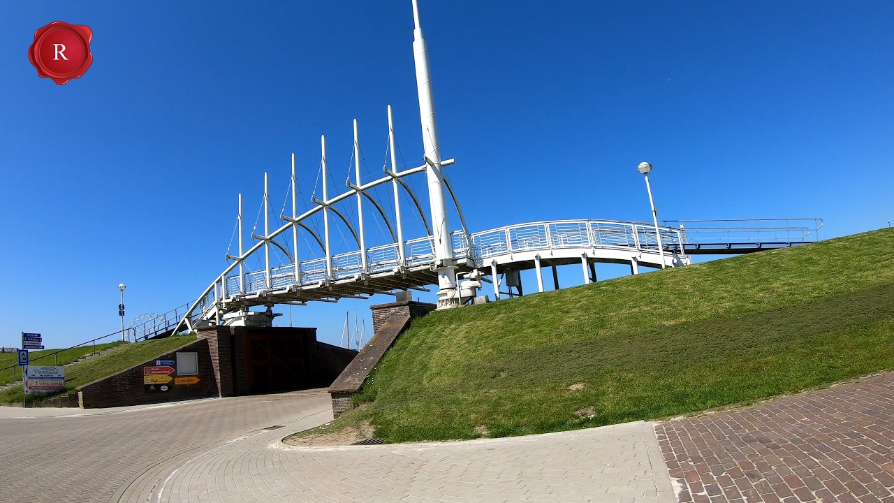 Nordsee-Bensersiel 4K. Riesenrad / big wheel. Gopro Hero 7 Black. Northsea / Germany. Sandstrand.