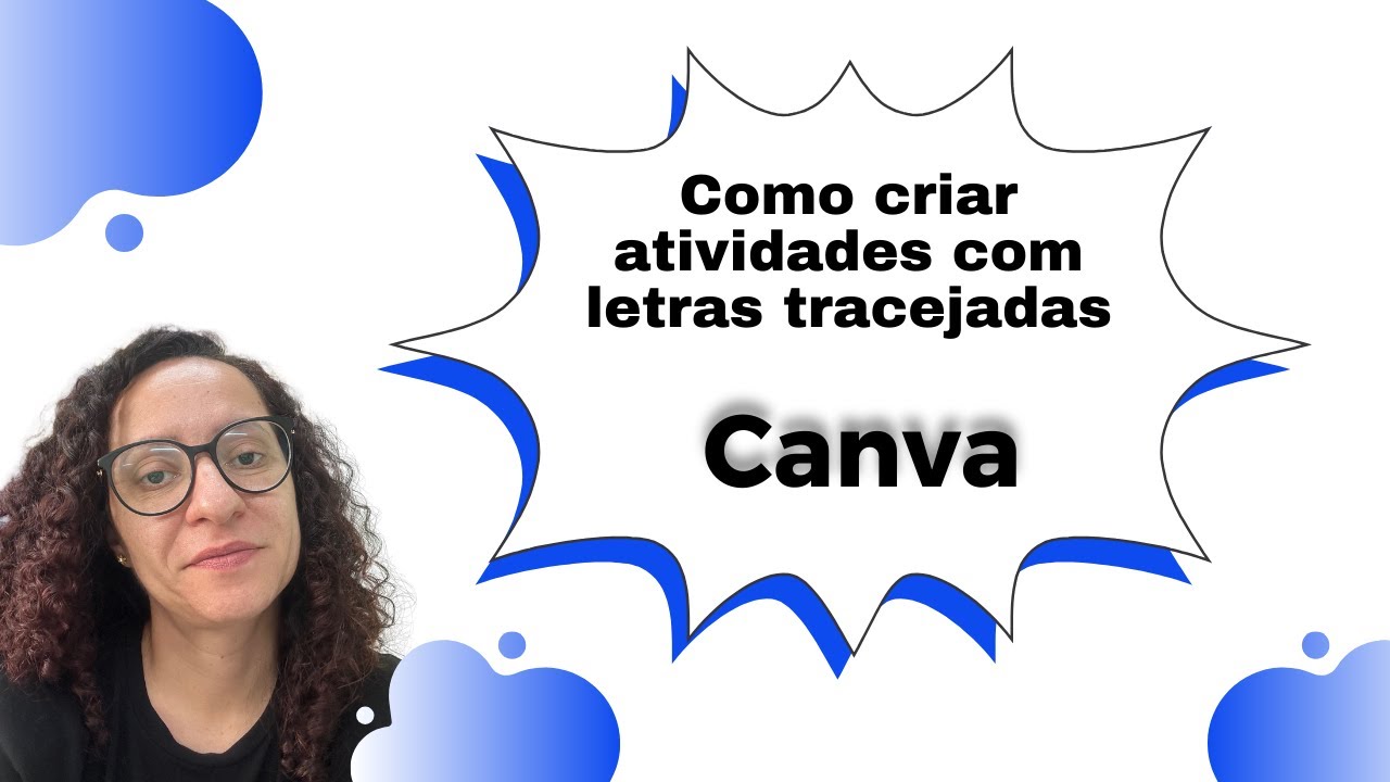 Como criar atividades com letras tracejadas | Canva
