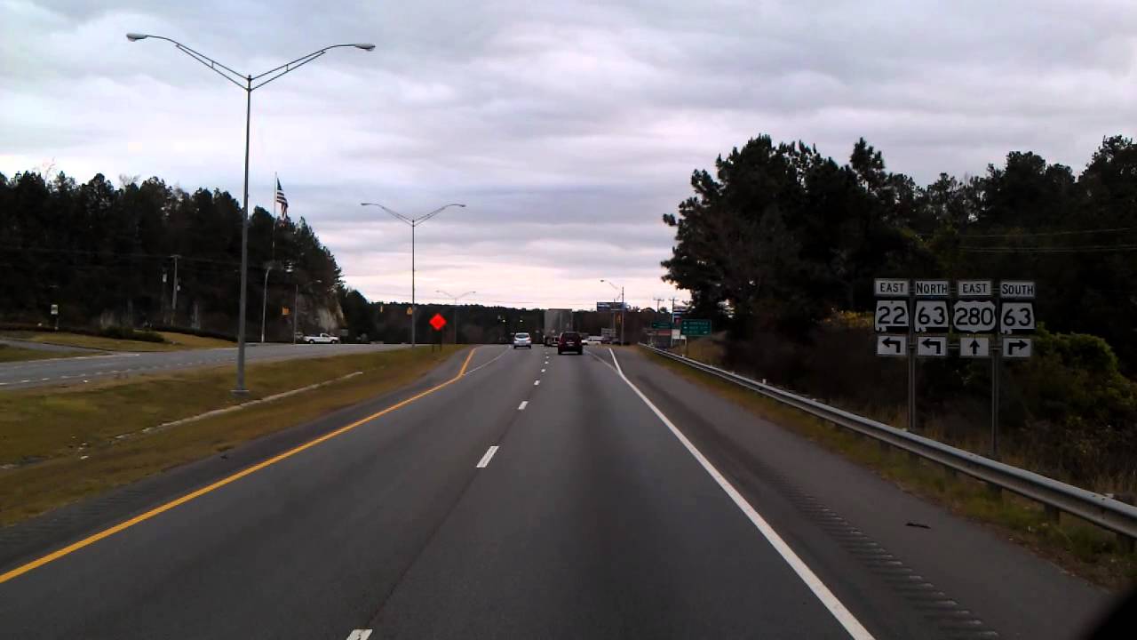 Alexander City, Alabama on US Highway 280