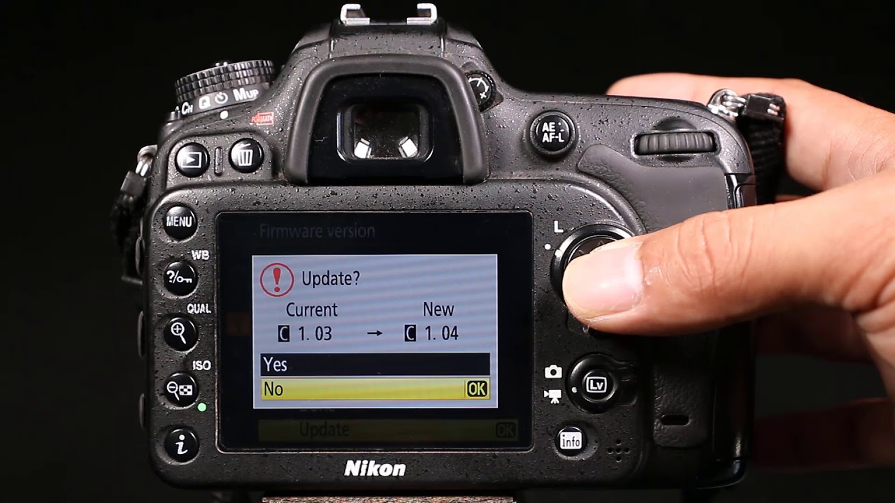 Nikon D7100 Firmware Update