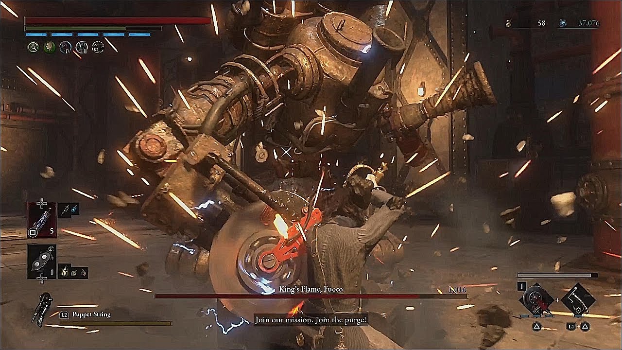 Lies of P - King Flame Fuoco No Damage Boss Fight , Perfect Guard