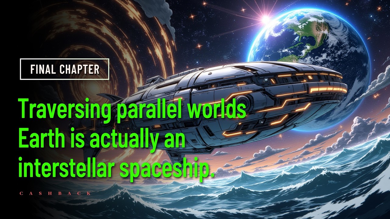 Traversing parallel worlds, Earth is actually an interstellar spaceship.