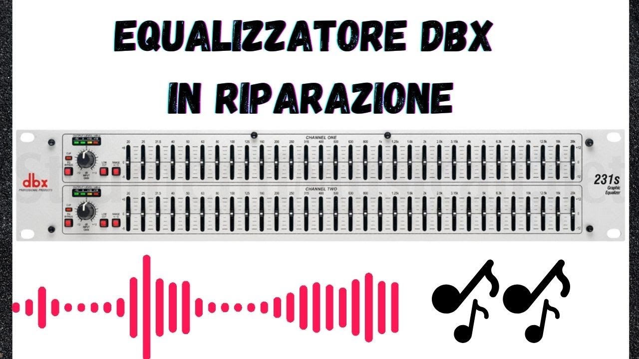 Equalizzatore dbx-231 non si accende