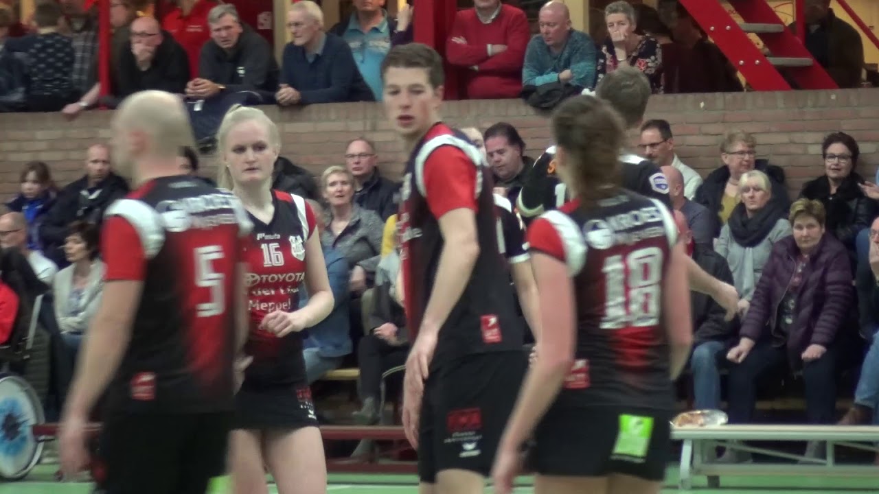 Korfbal League Samenvatting, speelronde 9: DOS'46 - KCC