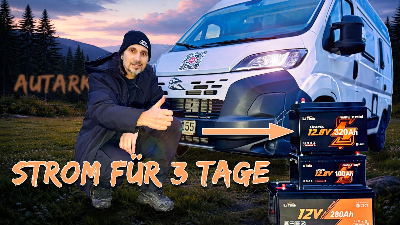 mini Batterie - MAXI Leistung🔋320Ah auf 100Ah-Fläche🔋LiFePo4von Li Time
