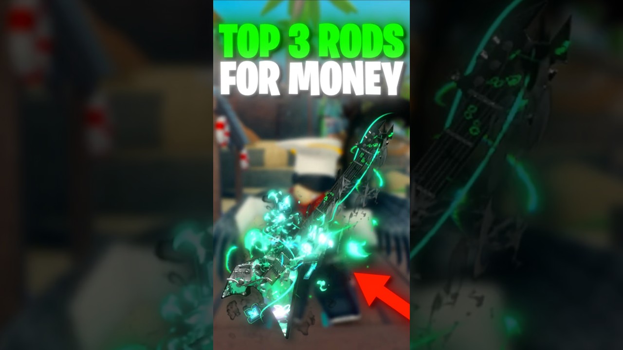 ТОП-3 ЛУЧШИХ УДИЛИЩА ДЛЯ ЗАРАБОТКА В FISCH! #fisch #roblox