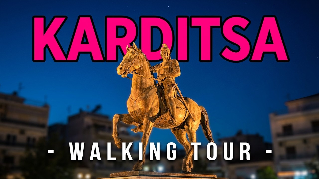 Karditsa night walking tour Greece October 2024
