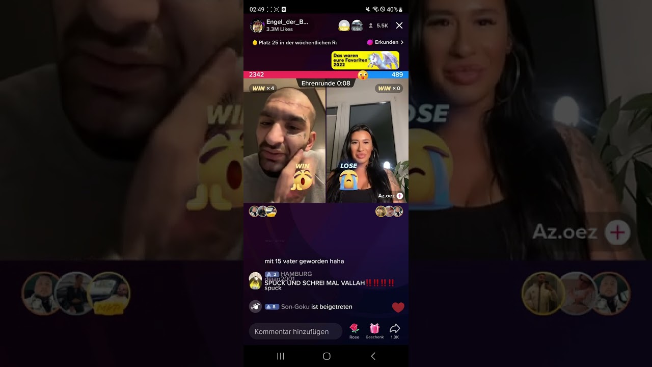 Engelsgesicht macht Sheytan nimmt Chaya hoch
