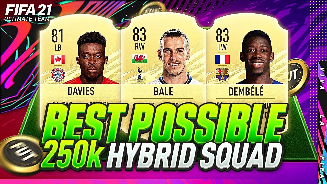 FIFA 21 | MOST OVERPOWERED BEST POSSIBLE 250K HYBRID EVER!💪✅ | 250K META TEAM | FUT 21 SQUAD BUILDER