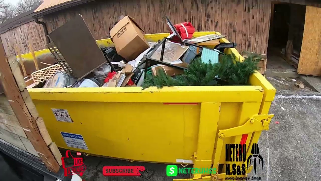 I found a dumpster and turned into Mike the Scavenger!