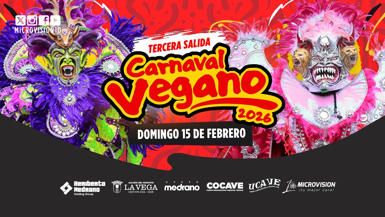 TERCER DOMINGO CARNAVAL VEGANO 2026| 15-02-2026 |