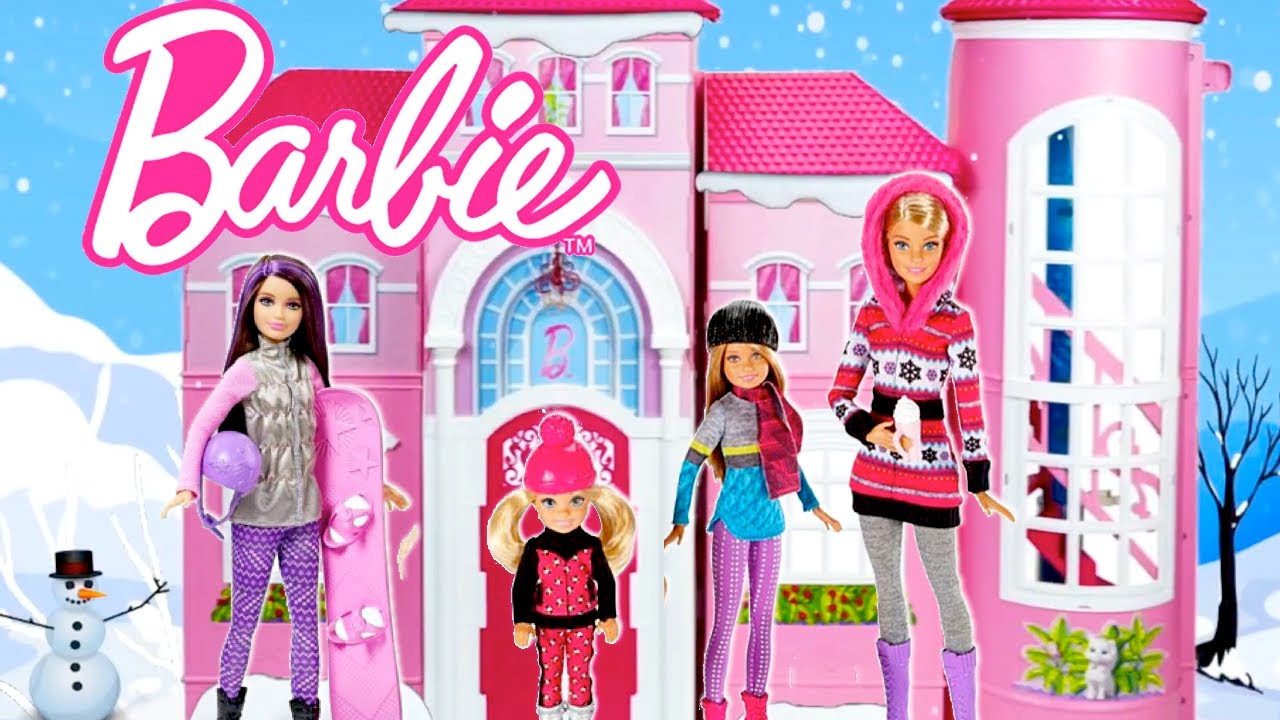 Barbie Family School Morning Routine Winter Holiday - Shopping at the Mall