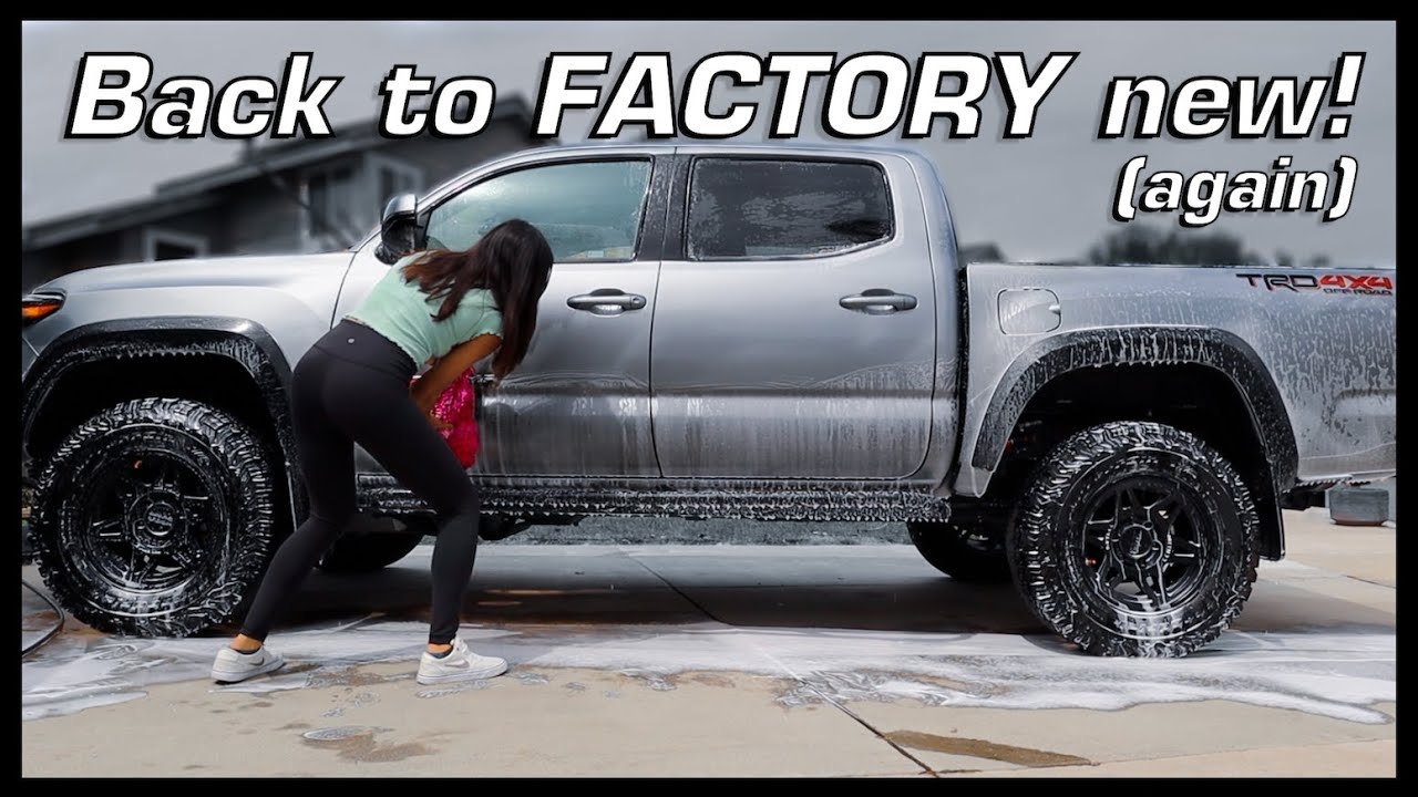 Restoring my Toyota Tacoma to BRAND NEW! Complete Exterior Clean/Detail Guide (ft. Detail Garage)