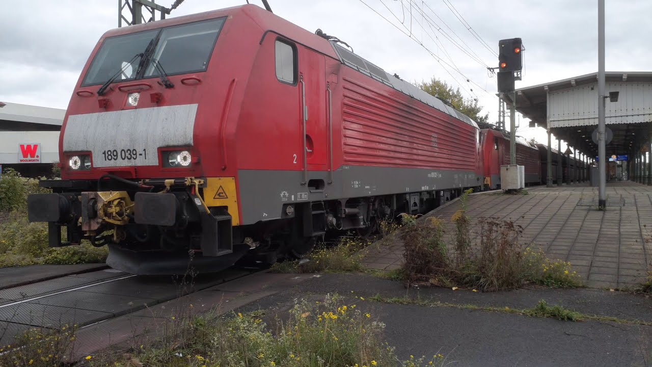 Adventskalender2020 #5 2x Br189 mit C-AKv Kupplungen und 6000 Tonnen Errzbomber anfahrt in Lehrte