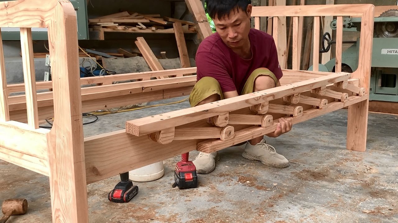 Super Smart Woodworking Ideas // How To Make A Bed With Many Useful Functions