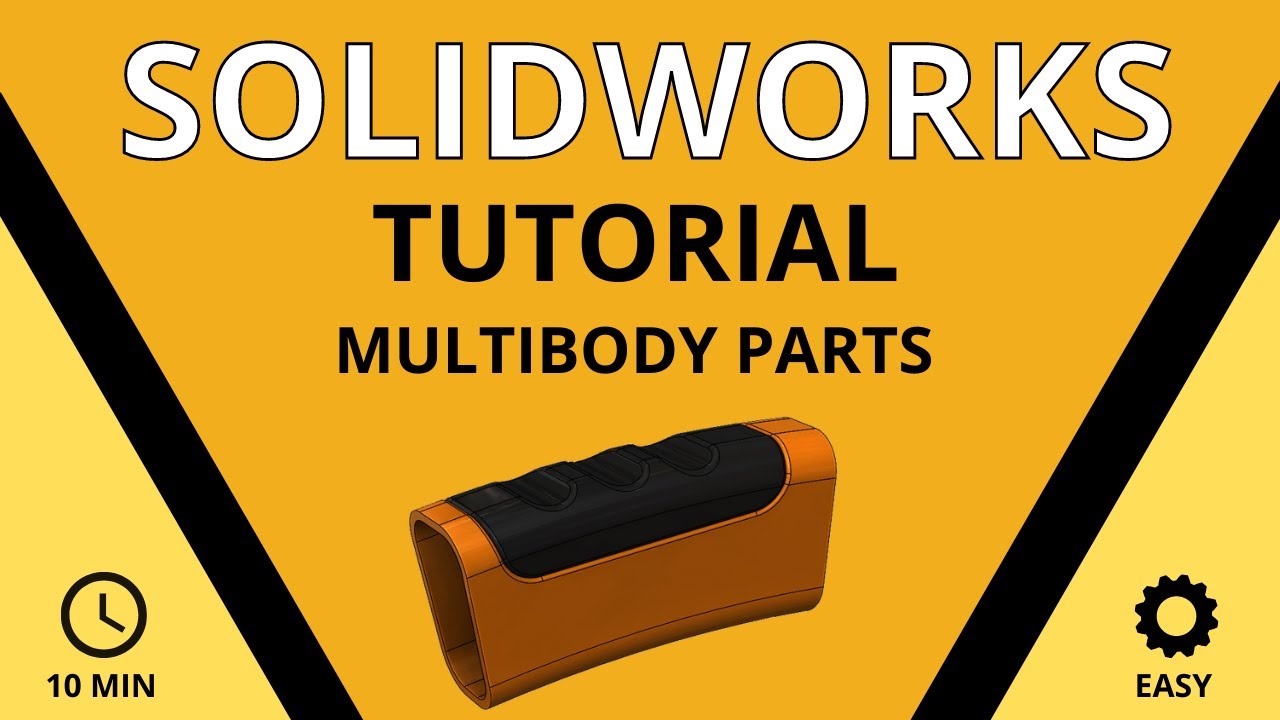 Solidworks Tutorial - Multibody Parts (2020)