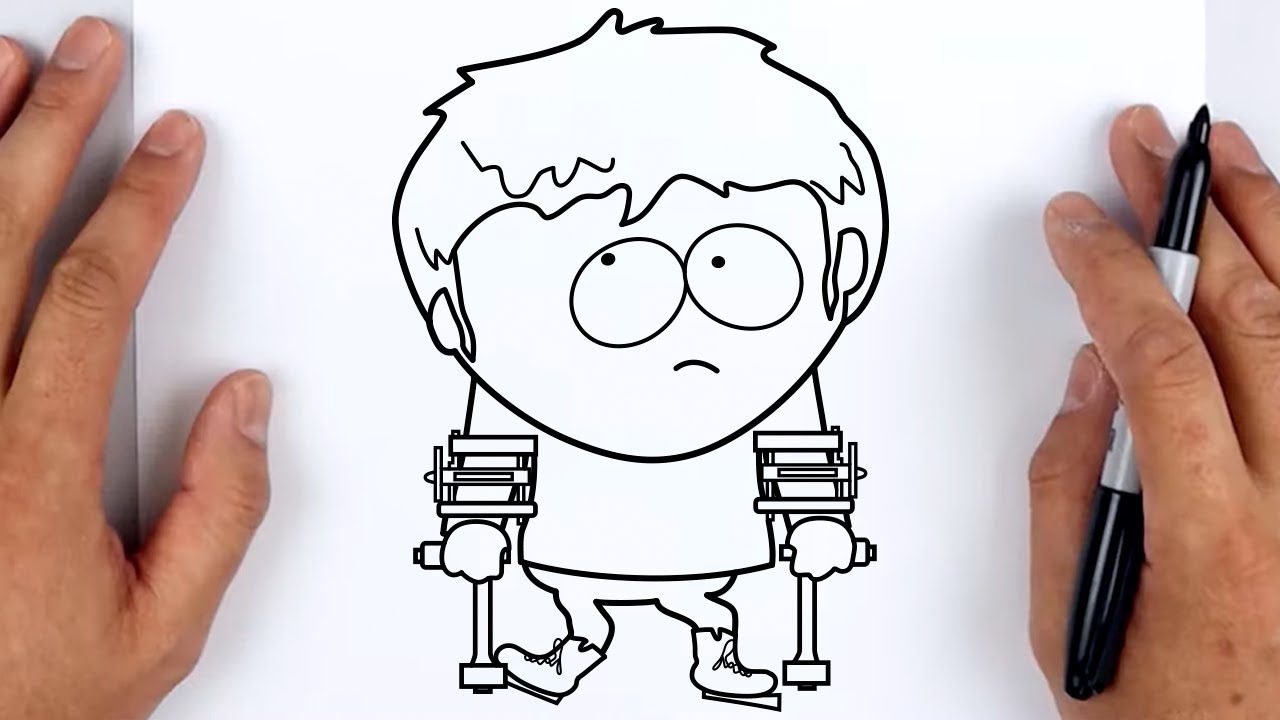 HOW TO DRAW JIMMY VALMER | South Park - Easy Step By Step Tutorial For Beginners
