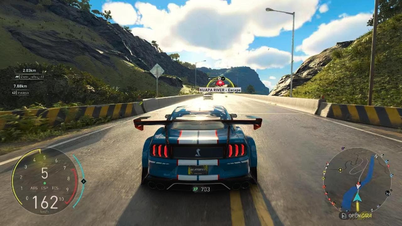 Mustang Shelby  Gt500 Driving The Crew Motorfest😎😎😎