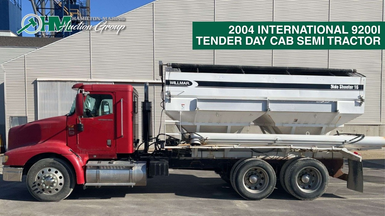 2004 International 9200I Tender Day Cab Semi Tractor, Selling at Auction