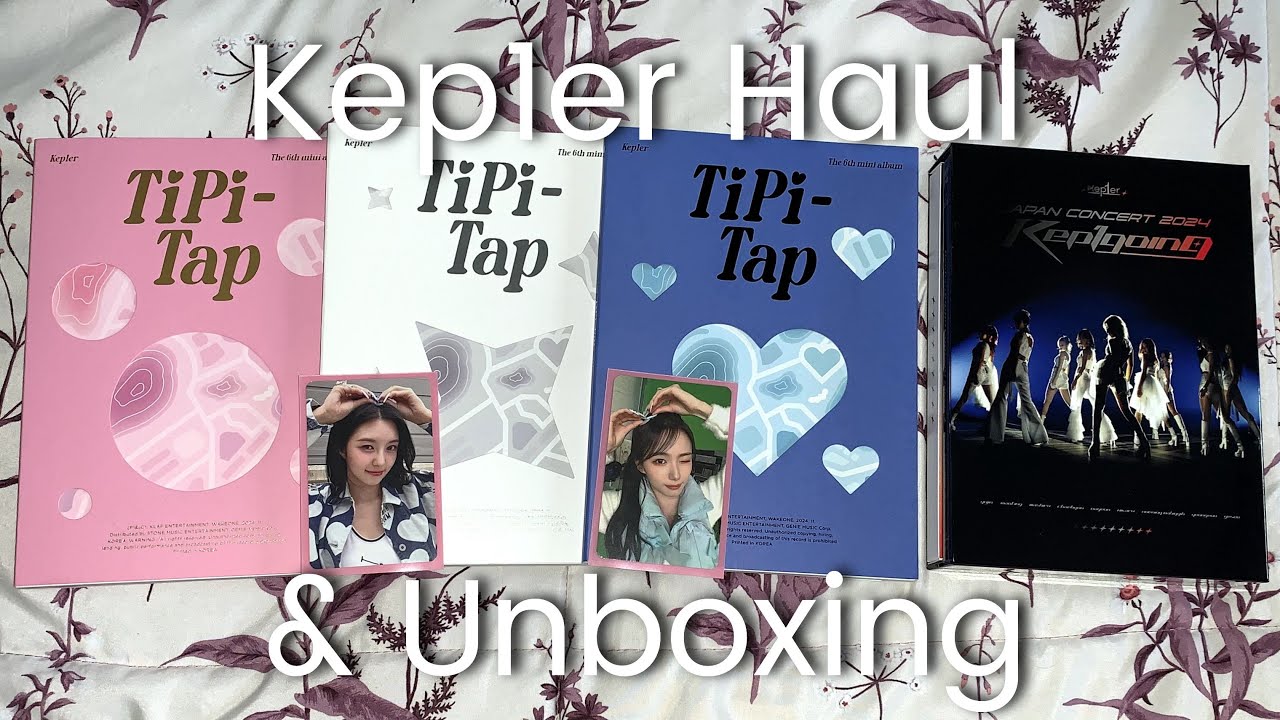 Kep1er Haul & Unboxing ft ME:I | TIPI-TAP albums & last OT9 merch!